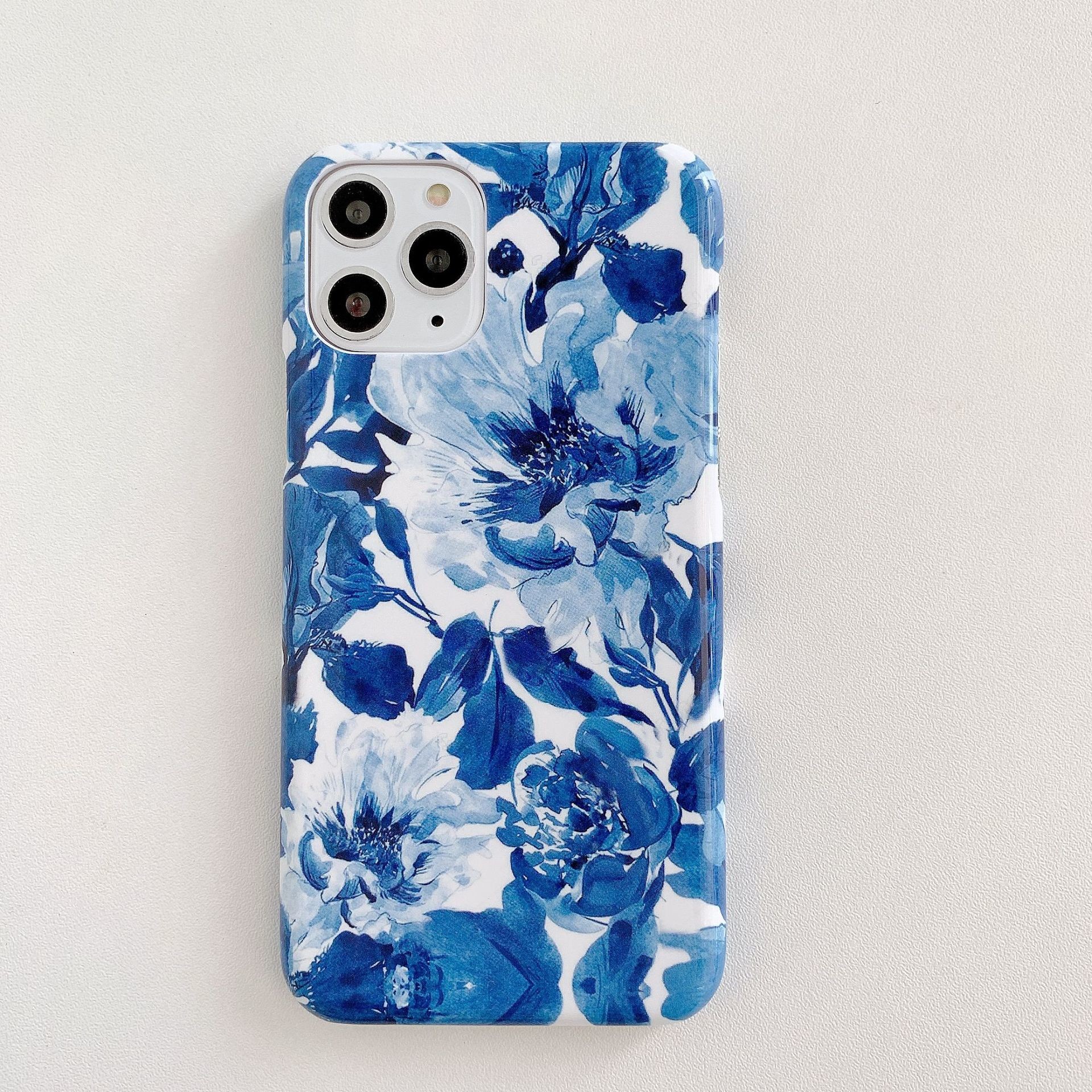 PC Designer Cell Phone Cases IMD Finished Floral Design Matte Grease Free