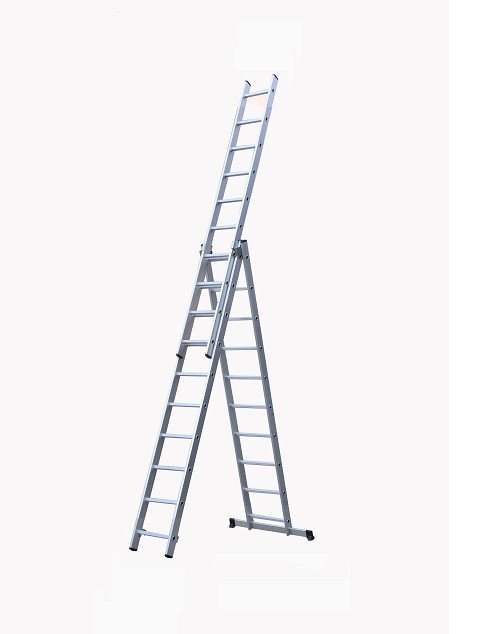 Outdoor Aluminum Extension Ladder 3x10 With Non Marring Feet Slip Resistant