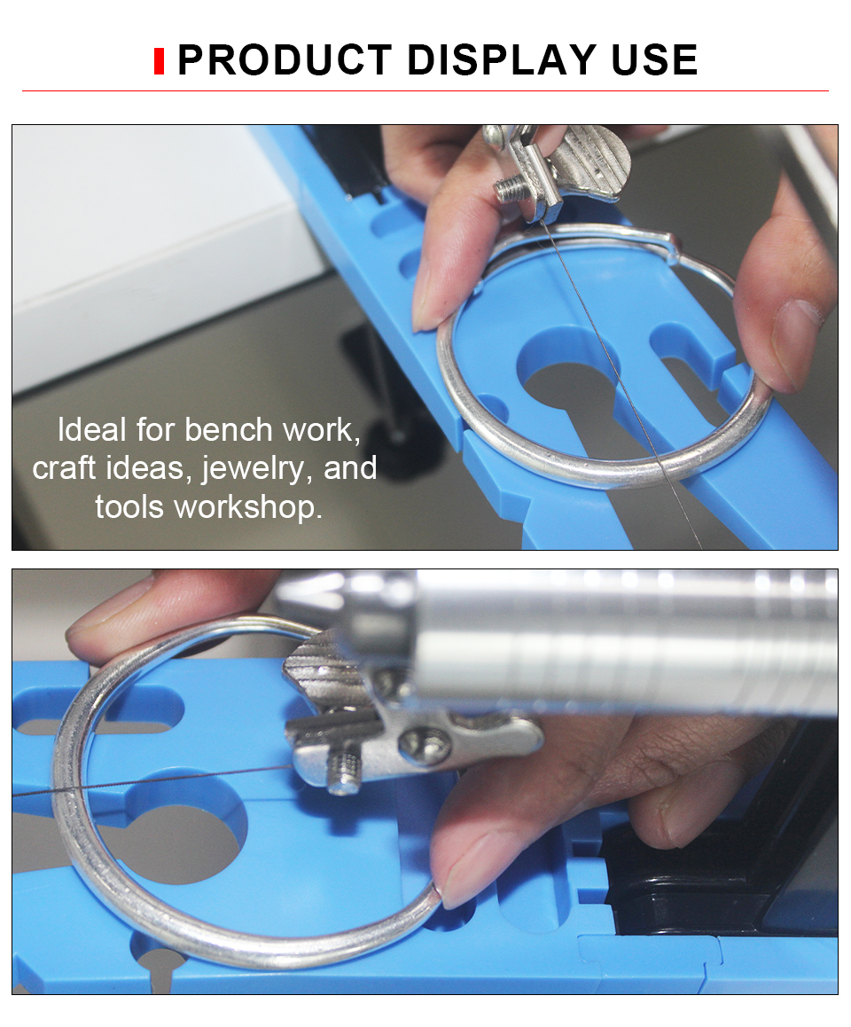 V Slot Workbench Jewelers Bench Clamp 2.35mm Handle Diameter
