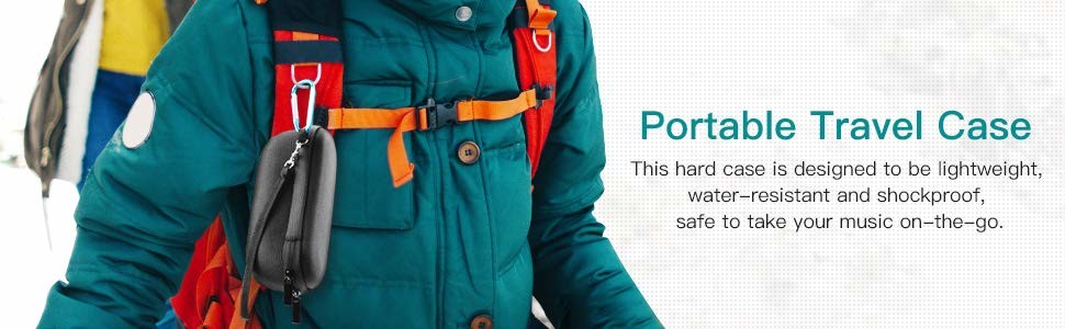 Brilliant Hard EVA Travel Case , Protective Storage Bag for Speaker