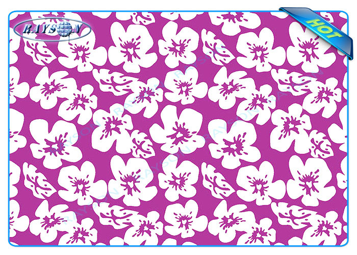 Diposable Golden Star Printed Non woven Tablecloth Roll / Piece For Christmas Decoration