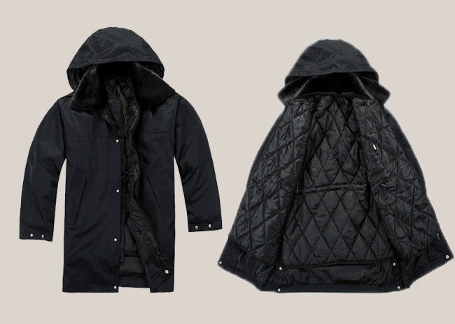 Winter Dark Color Security Guard Uniform Wind Resistant With Two Pieces Set