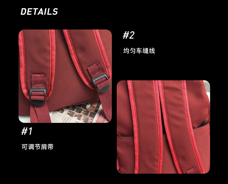 2024 NEW KOREAN VERSION OF SIMPLE STUDENT SCHOOLBAG ANTI-THEFT ANTI-SEISMIC COLLEGE WIND BACKPACK COMPUTER BACKPACK