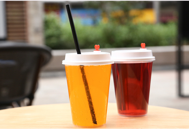 16oz 22oz Beverage USE Disposable IML Boba Plastic Cup for Cold Drink Hot Drink