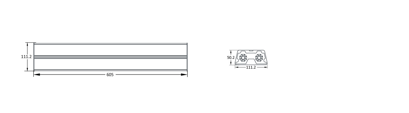 18000lm Linkable 6500K CCT Led Linear Light For Ceiling Lighting