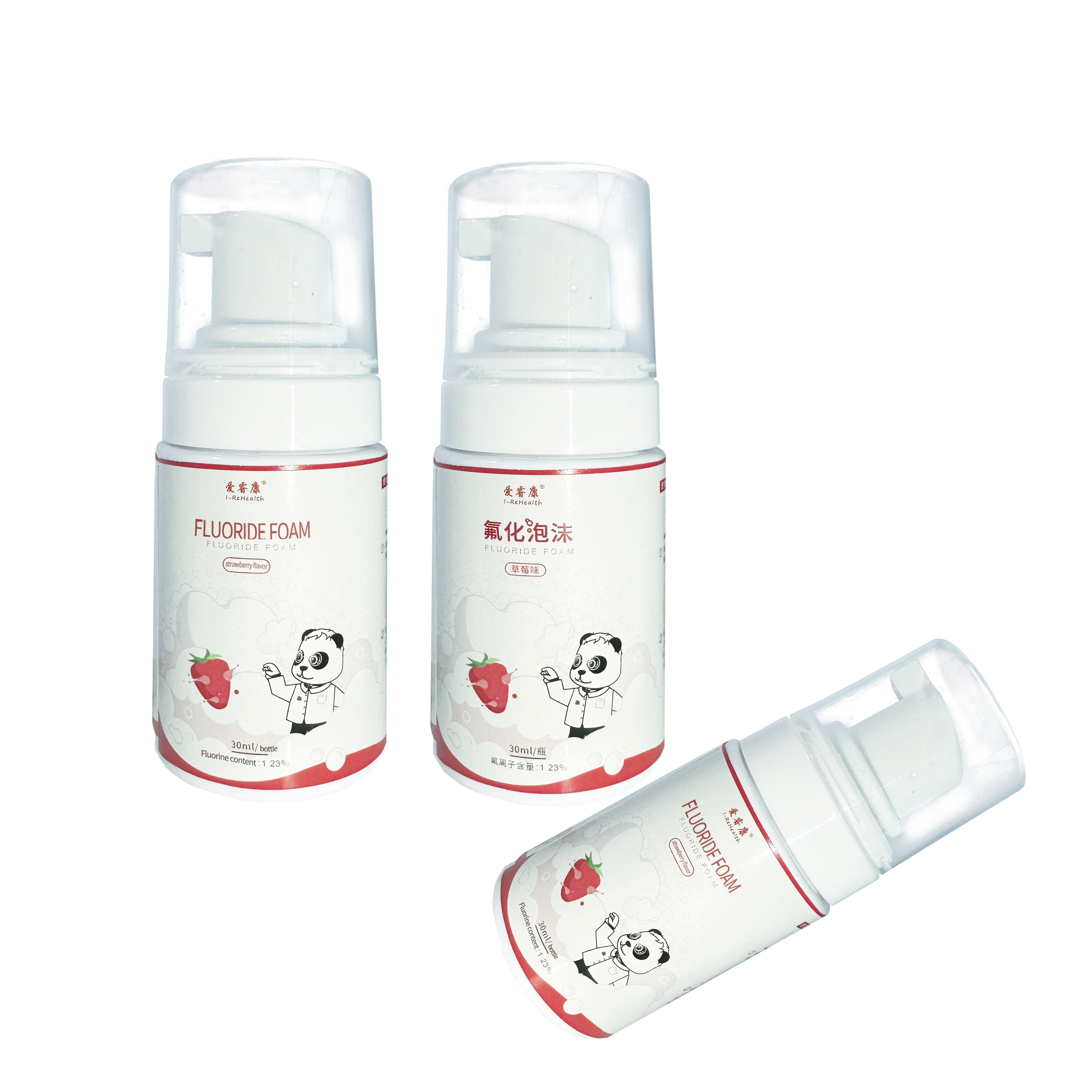 Melon Flavor 125ml Packing Dental Fluoride Foam For 200 Children
