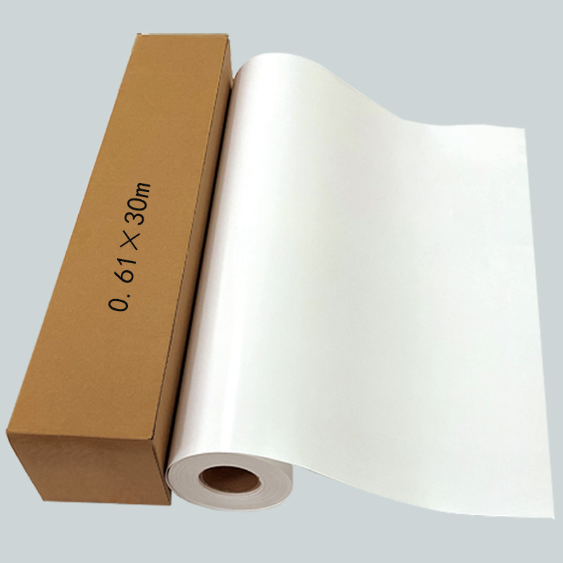 135gsm 24 Inch Glossy Photo Sticker Paper Waterproof Large Format
