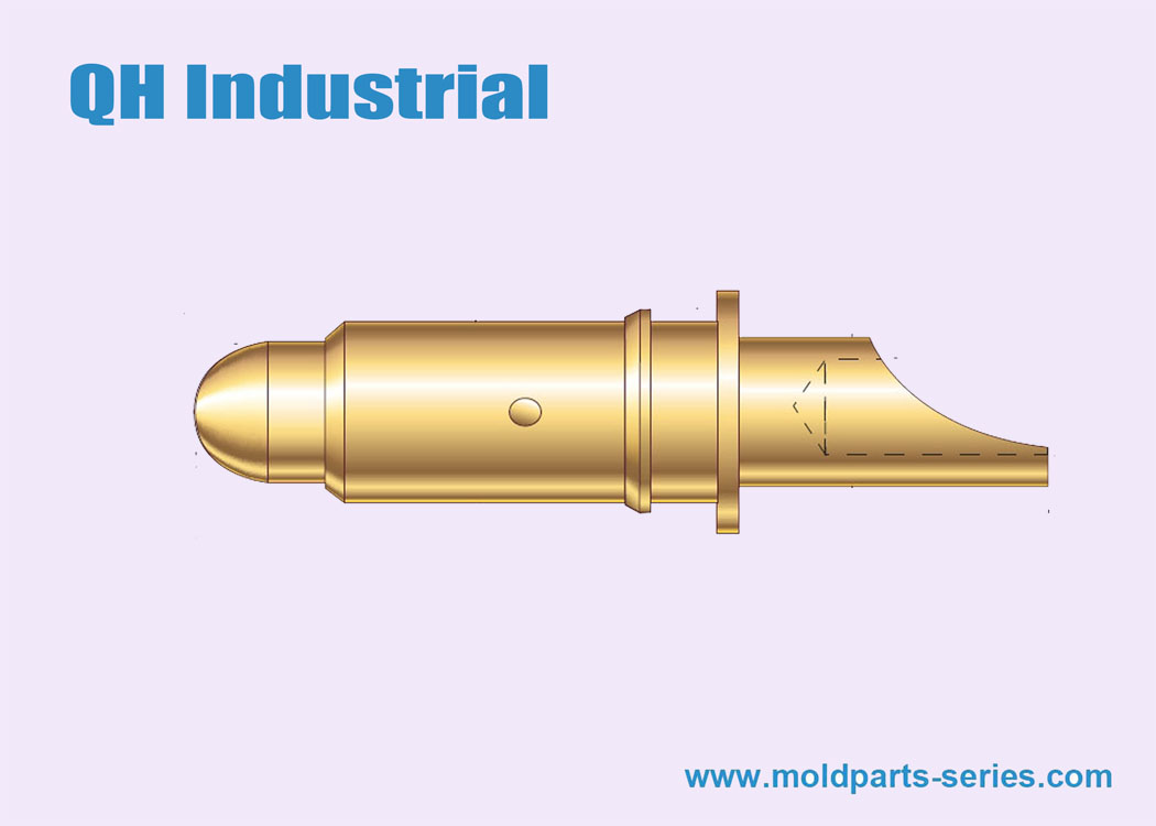 Pogo Pin, Spring Loaded Pin,Customize Gold Plated 1A to 6A Current DIP Spring-Loaded Pogo Pin Manufacturer