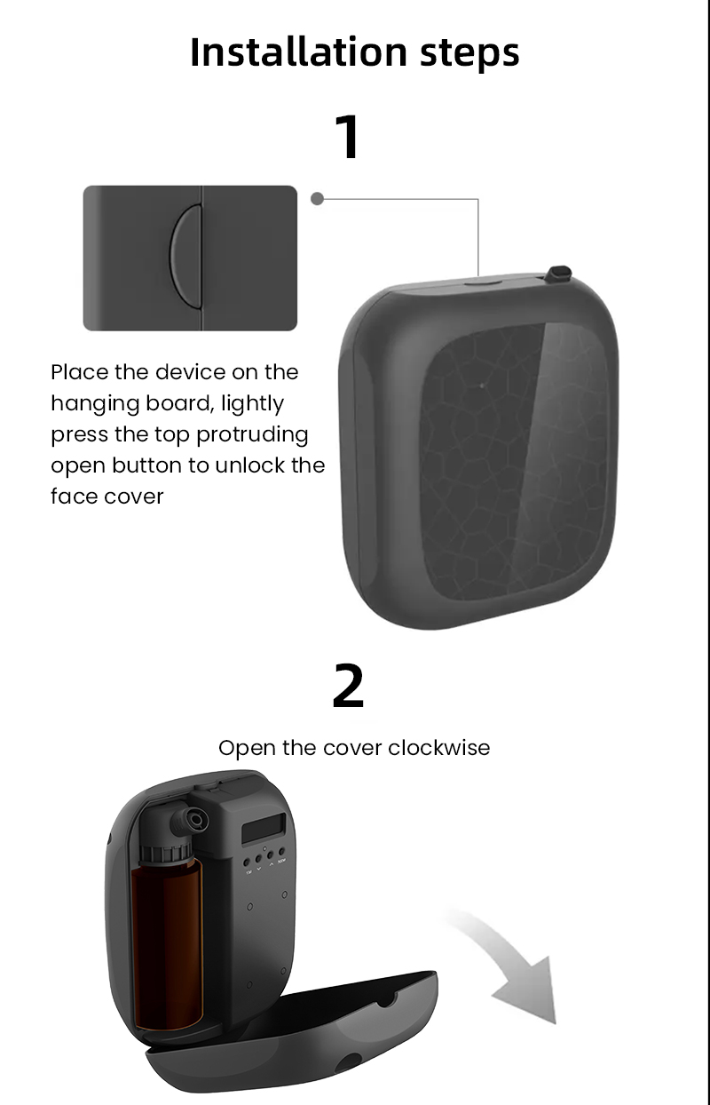 HOMEFISH DC12V Waterless Aroma Scent Diffuser Low Noise App Controlled for Home