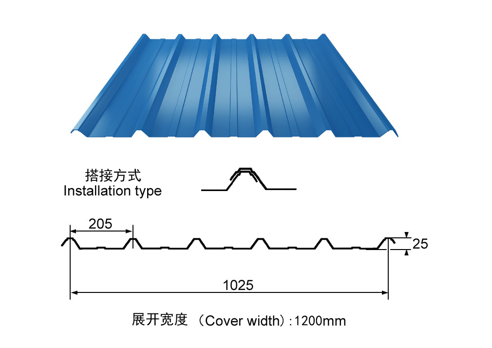 Construction Building Material Metal Steel Roof Tile Roll Forming Machine
