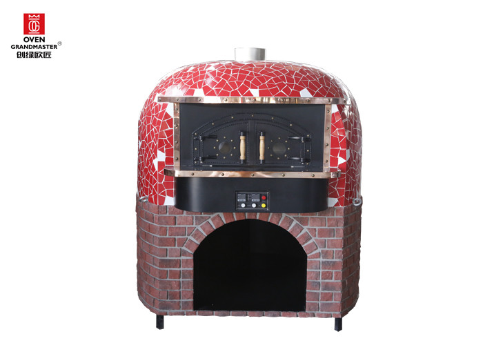 Commercial Natural Lava Rock Pizza Oven Electric Tube Heaters 800kgs