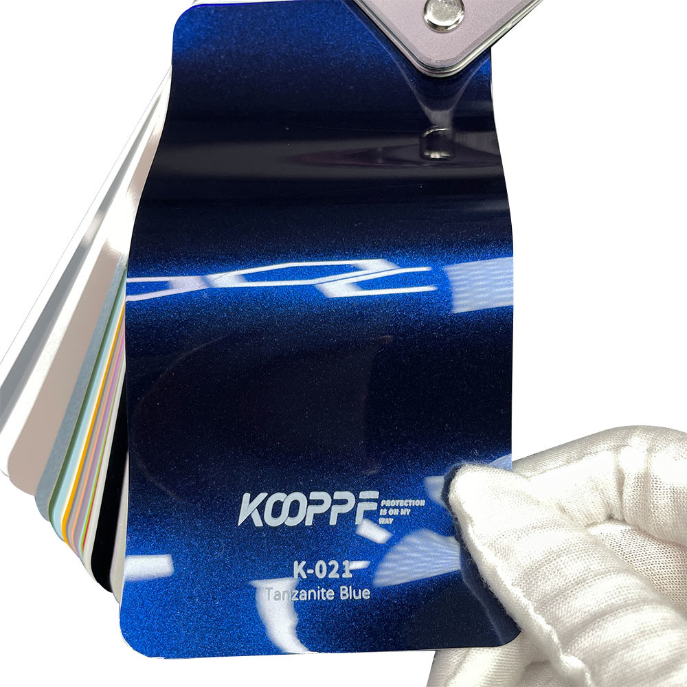 Tanzanite Blue TPU Car Color PPF Film Custom Vinyl Wrap 7.5mil K-021