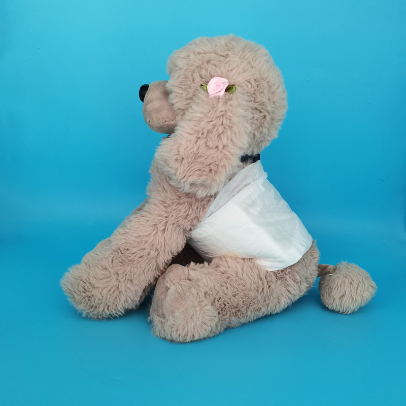 disposable Dog Training Pet Dog Diapers With PE / Clothlike Backfilm