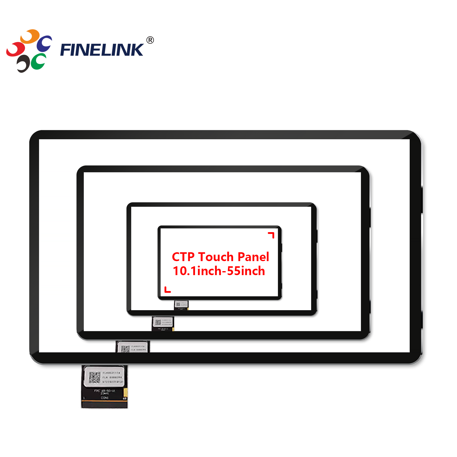 RS485 13.3 Inch Touch Screen Open Frame Monitor For Kiosk Vending Machine