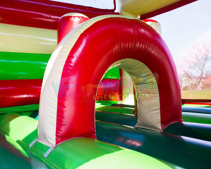 Commercial Inflatable Bouncer Slide Combo Children Jumping Castle