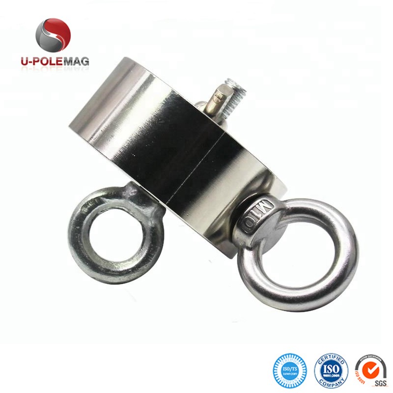 Strong Retrival Cup Shape Double Face Fishing Magnet Holder with 300KG Pull Force