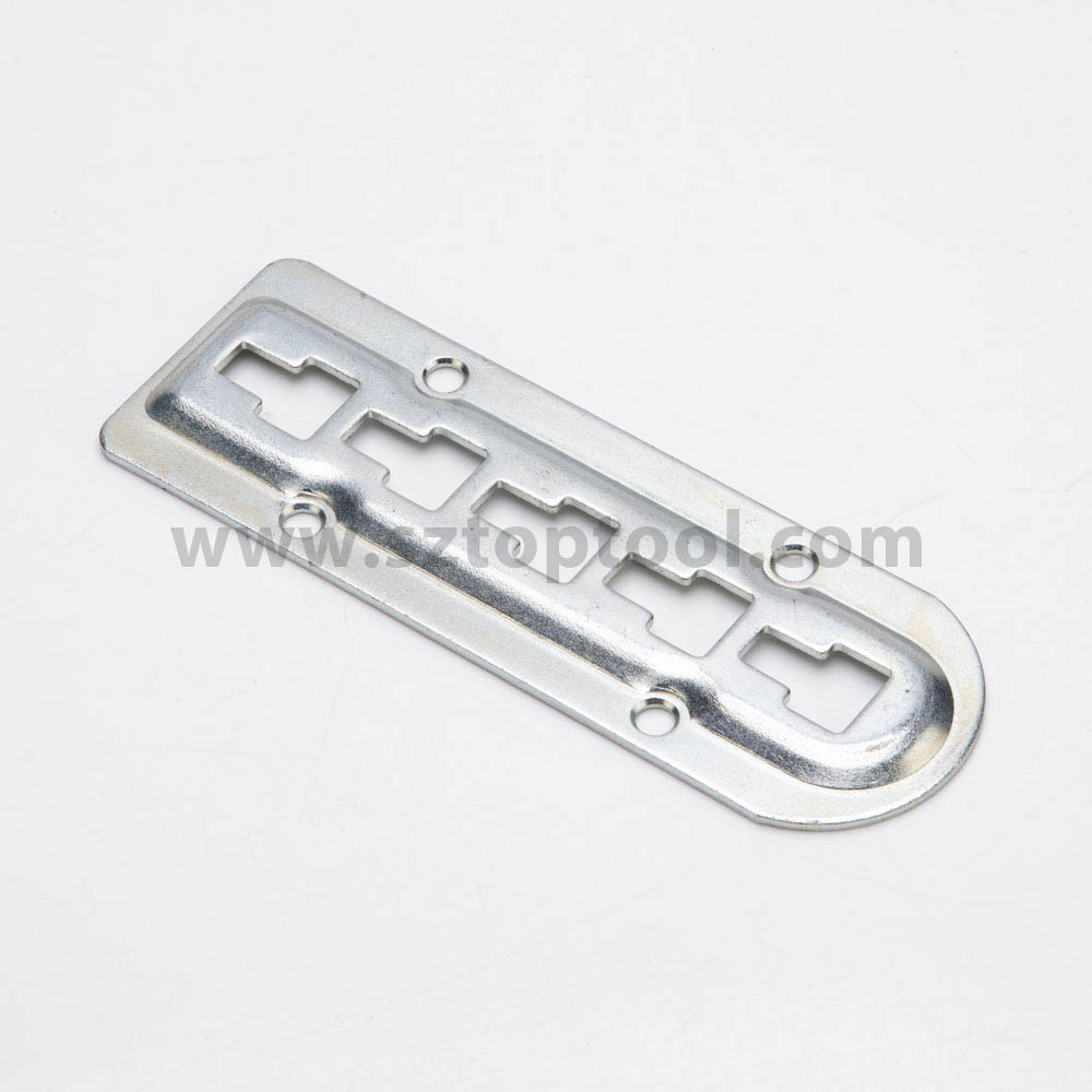 Custom Stamped Metal Parts Steel Metal Plate Pressed With Holes