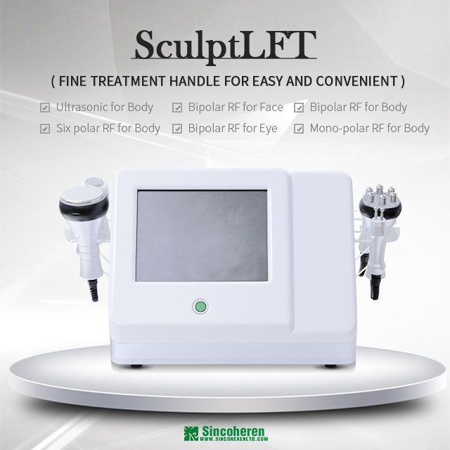 Fat Loss Vacuum RF Cavitation Slimming Machine 450mm*300mm*250mm