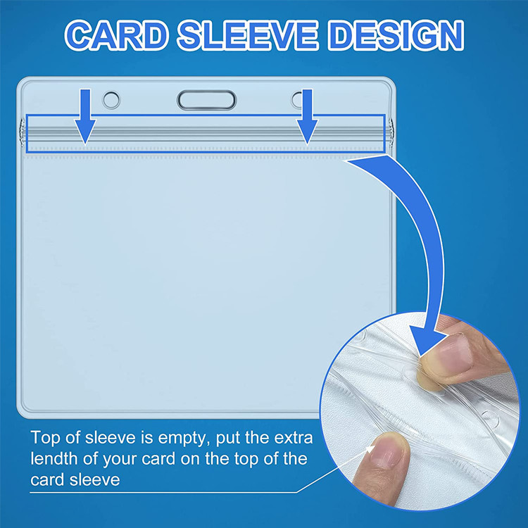 PVC 4x3 Cdc Vaccination Immunization Vaccine Card Protector With String