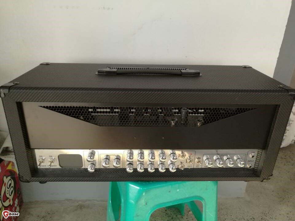 All Tube Guitar Amplifier Head,100W high/low input,clean channel(3 brand EQ,level); 2 drive channel od1/od2(gain ,3 bra