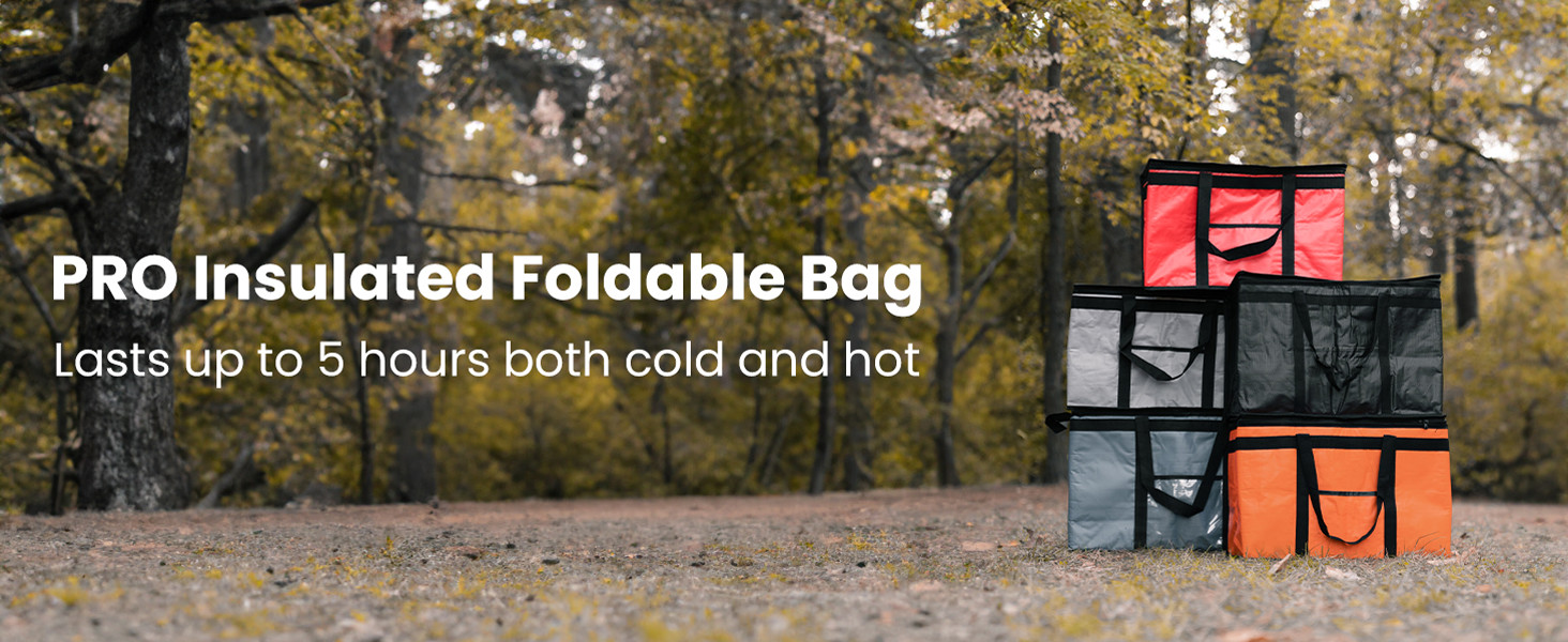 Sustainable Catering Cooler Bags Keep Food Warm Catering Therma Catering Shopper Accessories Hot XL XXL Pizza