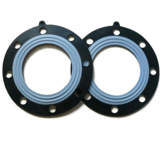 DN10 To DN100 Rubber Flange Gasket PTFE Composite Air Operated Pump Diaphragm Kit