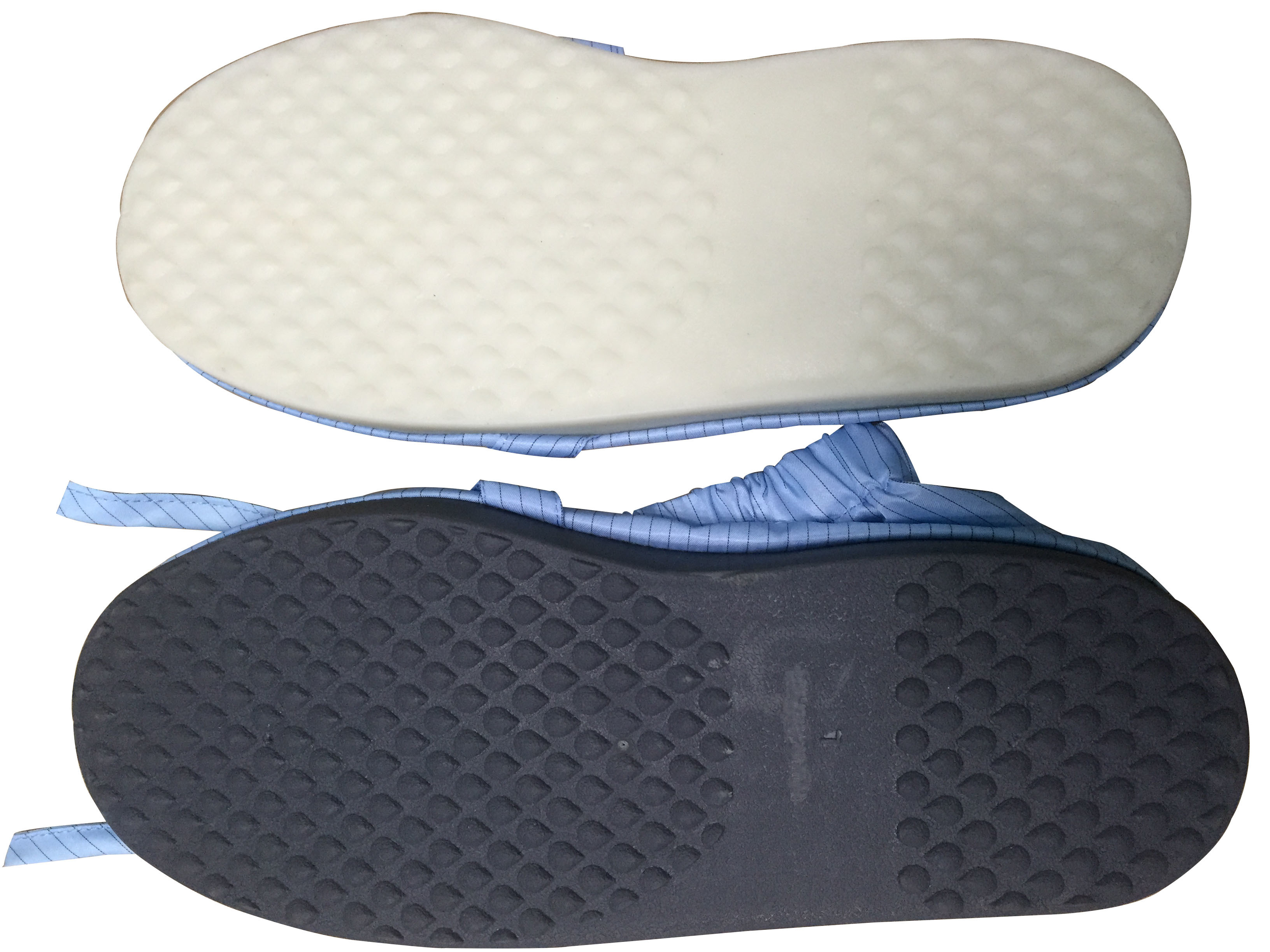 Cleanroom Long Sleeve ESD Protection Shoes Autoclavable Zipper Back Style