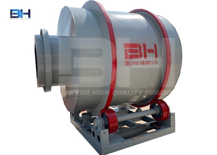 Compact Three Pass Industrial Sand Dryers With Energy Saving Clamp Structure