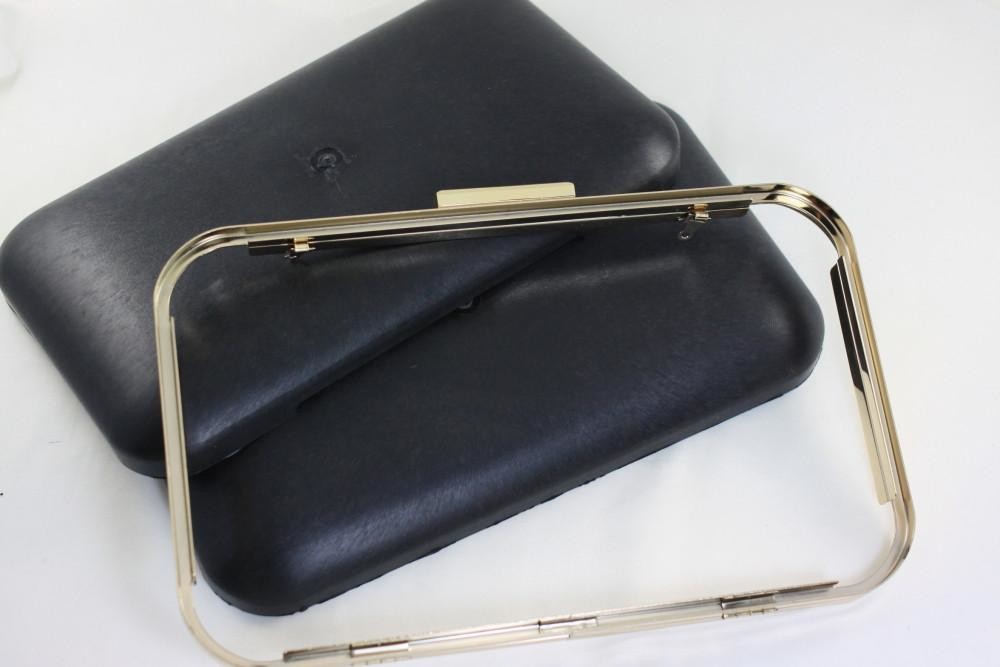 DIY Classic Rectangle Plastic Purse Frames 25.5*16*6.5cm