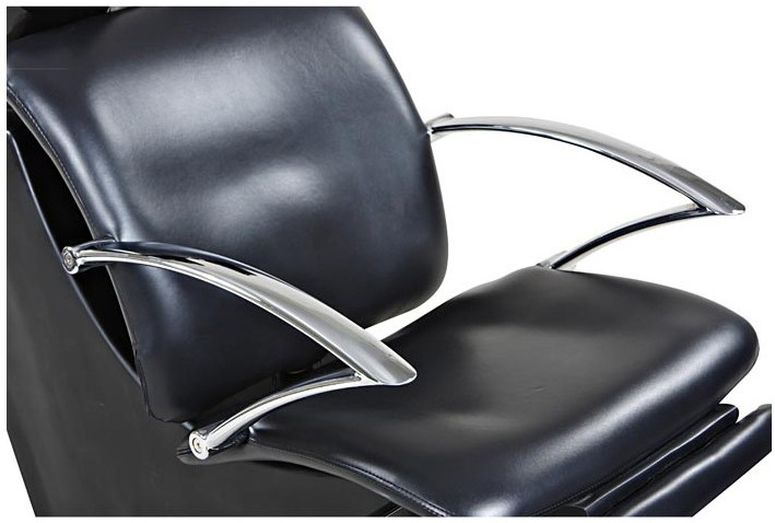 21 " Width Salon Shampoo Bowls And Chairs With Chrome Steel Armrest WT-8266