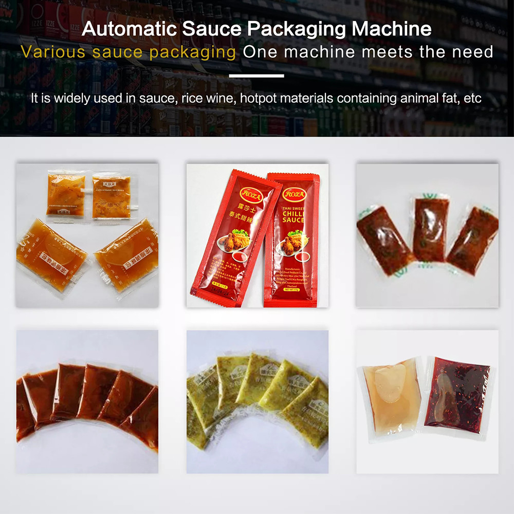 Automatic Intelligent Spices Sauce Water Packaging Machine 30-50bags/Min