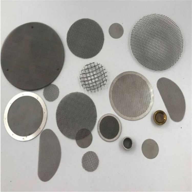 Dutch Weave Black 5mm Wire Mesh Disc For Rubber Filter
