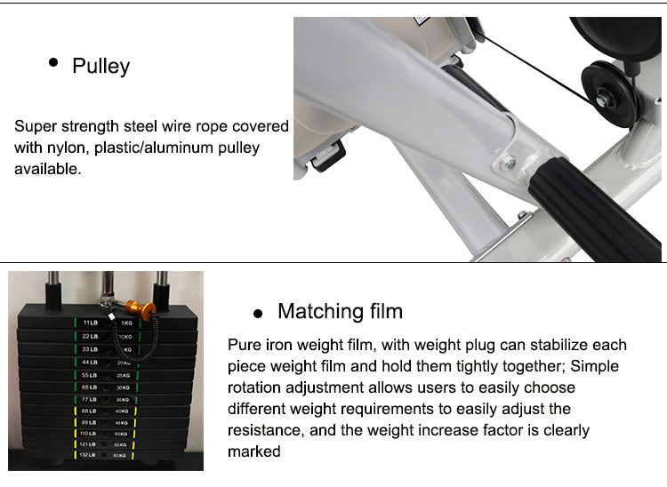 Fitness Matrix Strength Training Equipment , Commercial Seated Row Machine