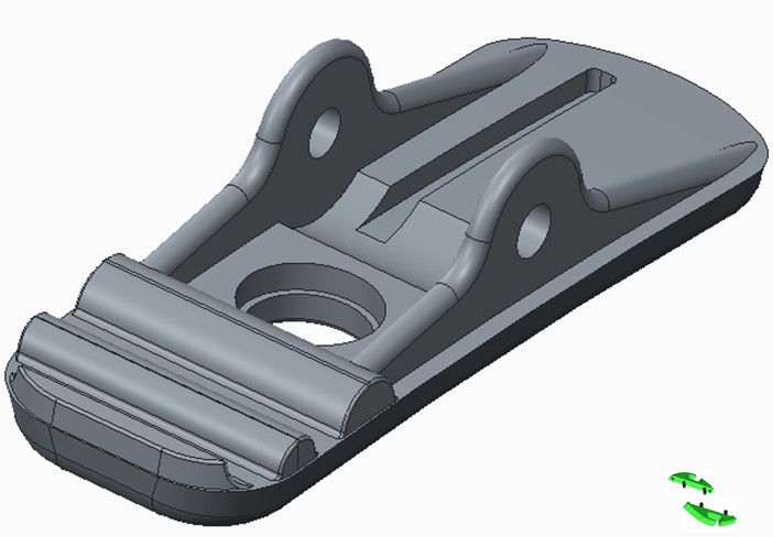 Lapel Clip 420SS Injection Mold Tooling With Cashew Gate Ejector Plate P20
