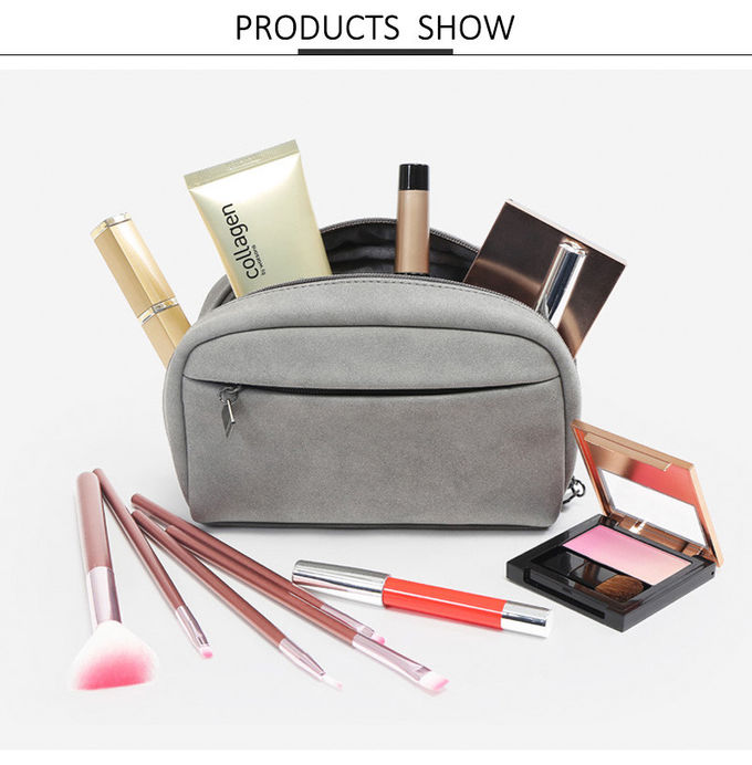 L16.5*D4.8*H11 Cm Shake Proof Blank PU Cosmetic Bag