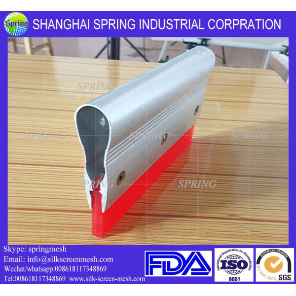 high quality screen printing squeegee with aluminum handle/screen printing squeegee aluminum handle