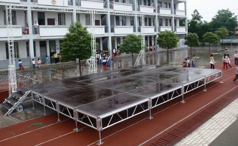 Waterproof Movable Stage Platform For Adjustable Chorus Stage / Folding Stage