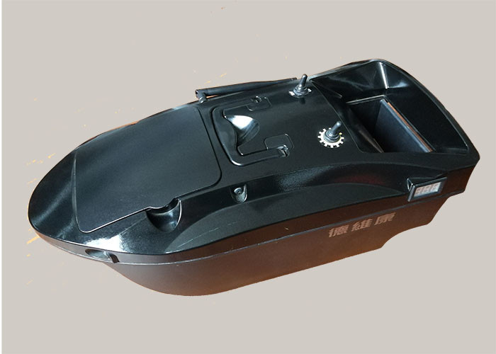 Black RC boat DESS autopilot remote control bait boat DEVC-110