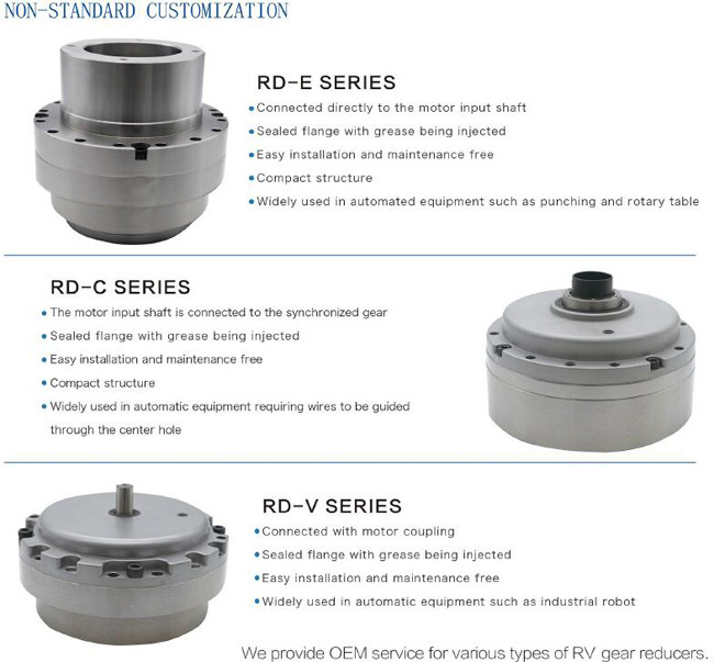 High Torsional Stiffness RV Gear Reducer Minimal Abrasion Same Qualtiy Nabtesco Reducer RV-50C