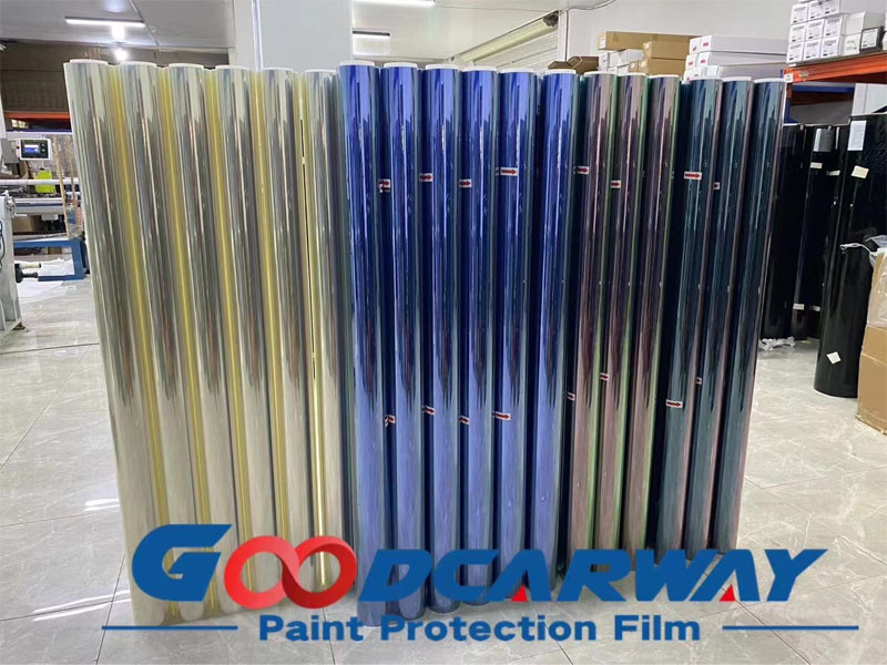 Decorative Solar Film Anti Glare Red Color CR-8065 Chameleon Car Window Film Tint Rainbow