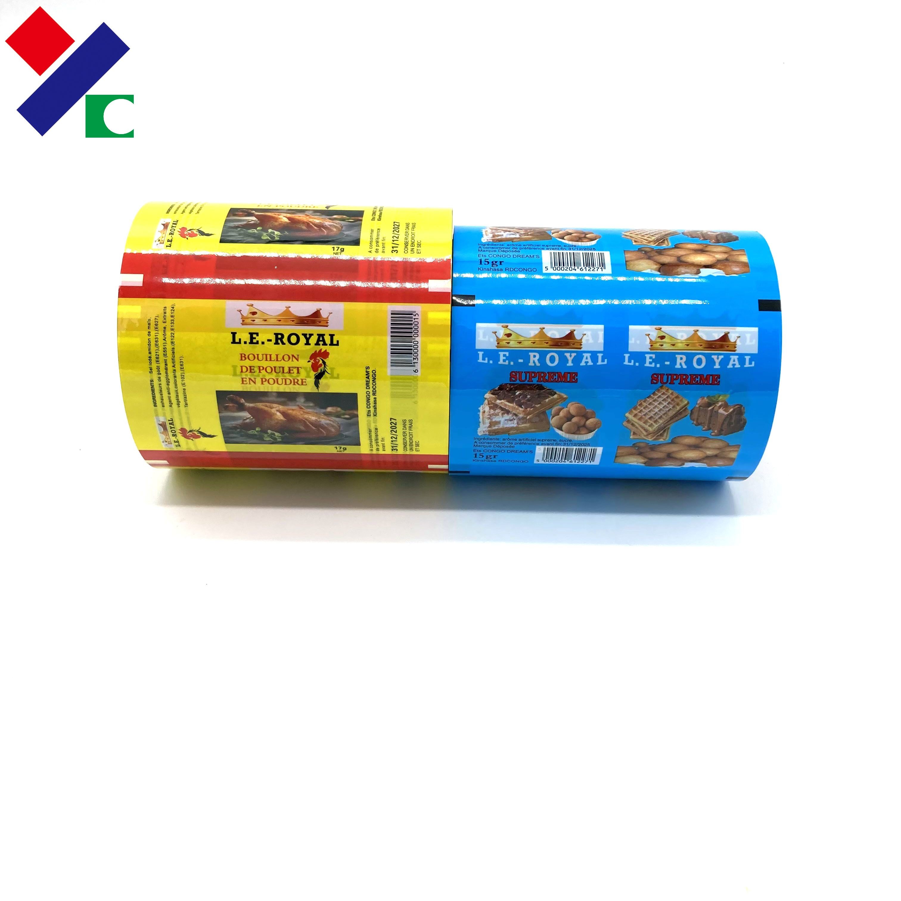 Vacuum Sachet Film Roll Packaging Materials Instant Noodles Bag 85G