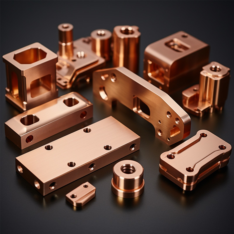 Accuracy CNC Machined Parts Copper Milling CNC Machining Service
