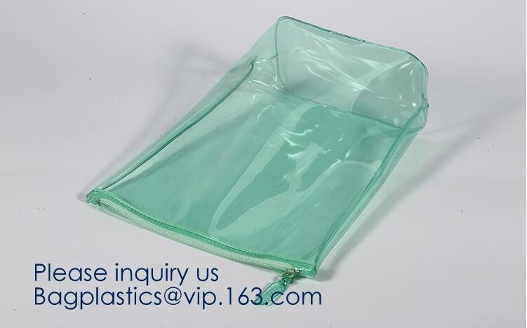 Daily Used Products Packaging Eva Zipper School Bag,Eco-Friendly Soft Plastic Frosted Cosmetic EVA Zipper Bags, Bagease