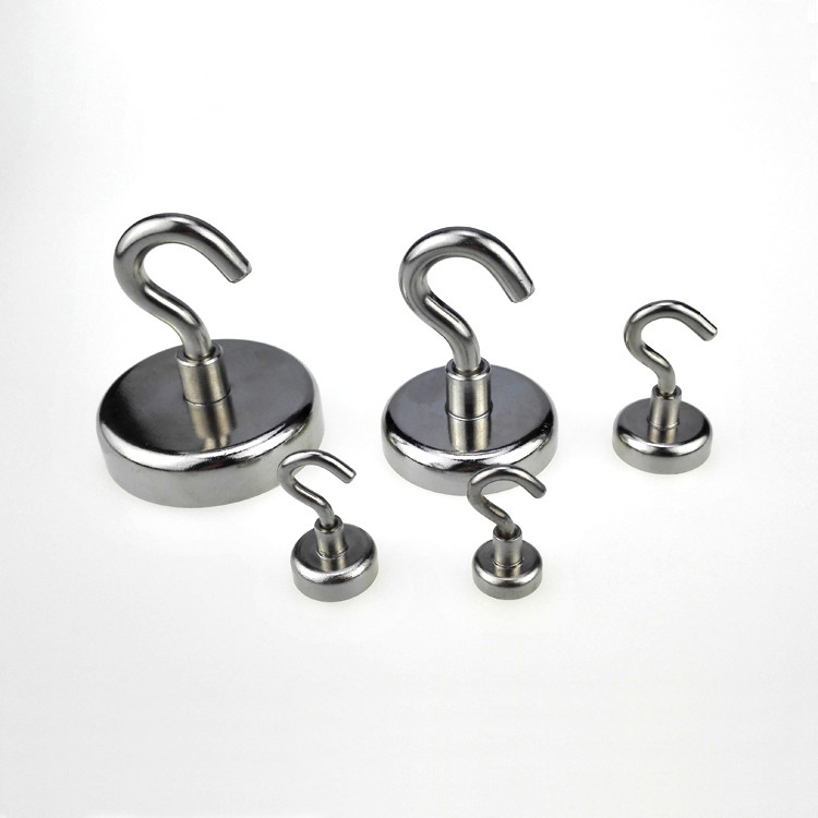 Multi Purpose Coating Extra Strong Magnetic Hooks Neodymium Magnets Hook