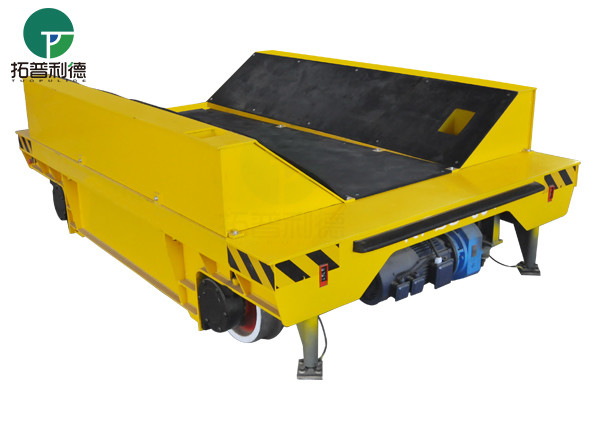 Metal Factory 45t Material Electrical V-Block Transfer Car For Coils