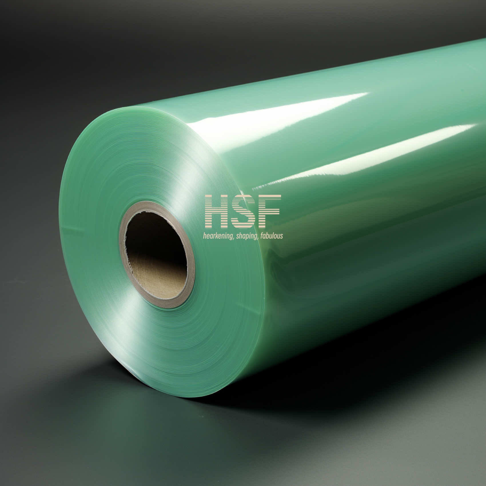Green Mono Axially Oriented PE Film 40 Micron Polyethylene Wrapping Film