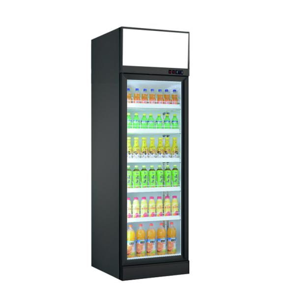 Supermarket Refrigerated Showcase Commercial Cold Drink Refrigerator Upright