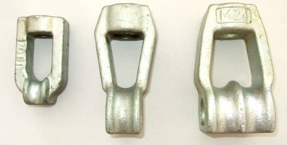 Q235 Material Power Line Fittings ISO Certification Forged And Casted Eye Nut