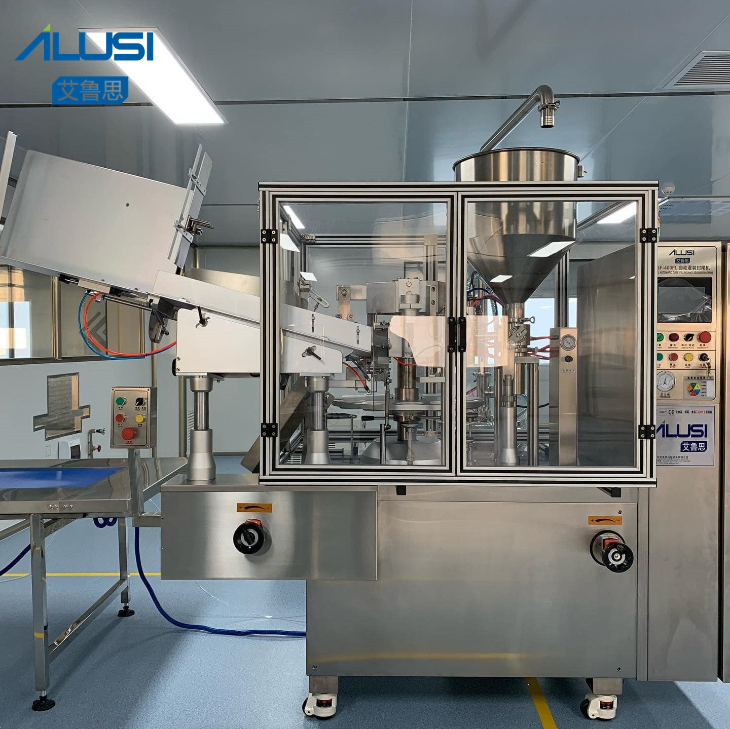 220V/380V Lipgloss Cosmetic Tube Sealing Machine Cosmetic Cream Filling Machine