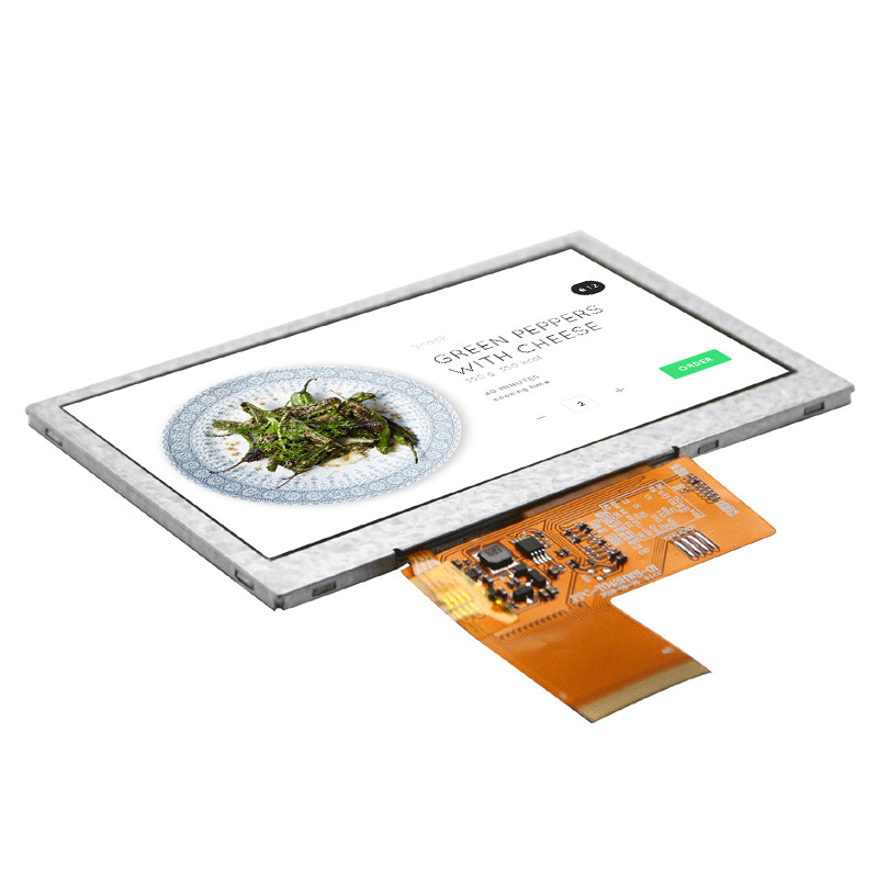 4.3 Inch LCD TFT Display, 800X480, 24bit RGB/40PIN Interface , Free View Angle